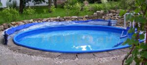 La copertura TROPIKO per un bagno più lungo in acqua calda e limpida come l’azzurro. Per piscine da giardino (tonde) fuori terra e incassate.